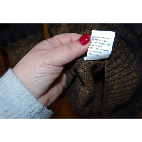 Biella Black Britches of Georgetowne men's wool blend Geometric Pattern Large - Picture 6 of 7